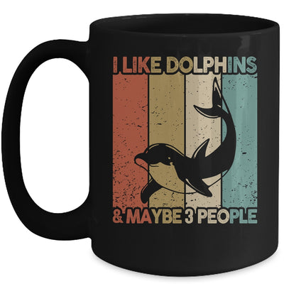 Funny Dolphin Design For Kids Men Women Animal Vintage Mug | teecentury