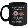Funny Donut I'm Going To Be A Big Sister Baby Announcement Mug Coffee Mug | Teecentury.com