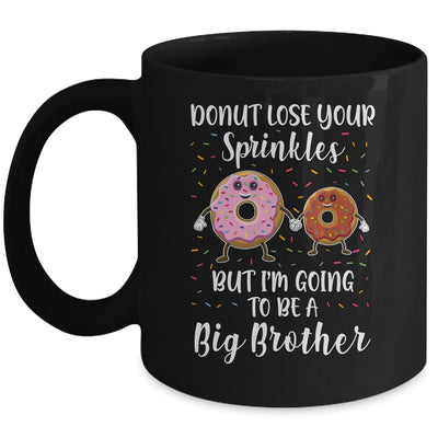 Funny Donut I'm Going To Be A Big Sister Baby Announcement Mug Coffee Mug | Teecentury.com