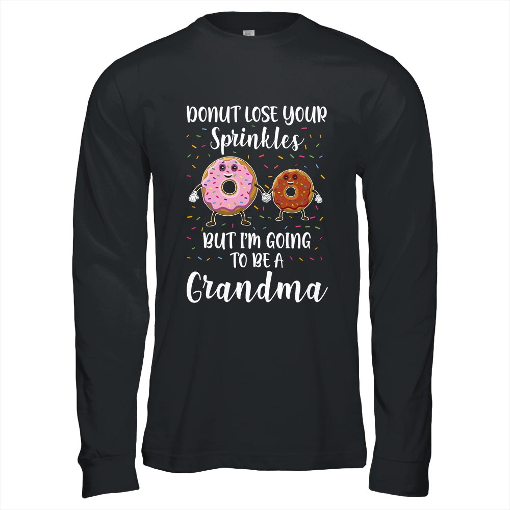 Funny Donut I'm Going To Be A Grandpa Baby Announcement T-Shirt & Hoodie | Teecentury.com