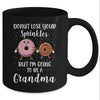 Funny Donut I'm Going To Be A Grandpa Baby Announcement Mug Coffee Mug | Teecentury.com