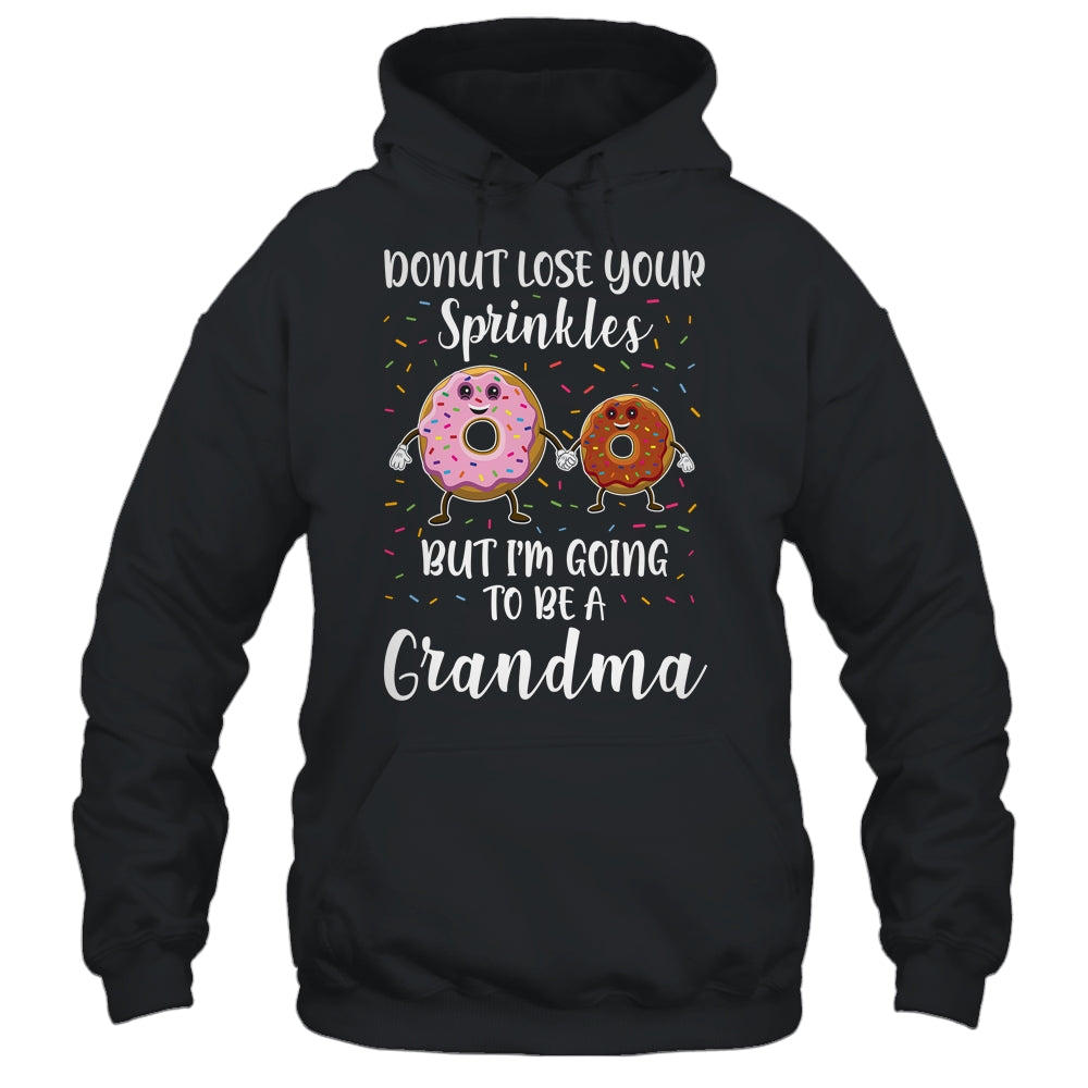 Funny Donut I'm Going To Be A Grandpa Baby Announcement T-Shirt & Hoodie | Teecentury.com