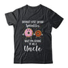 Funny Donut I'm Going To Be An Uncle Baby Announcement T-Shirt & Hoodie | Teecentury.com