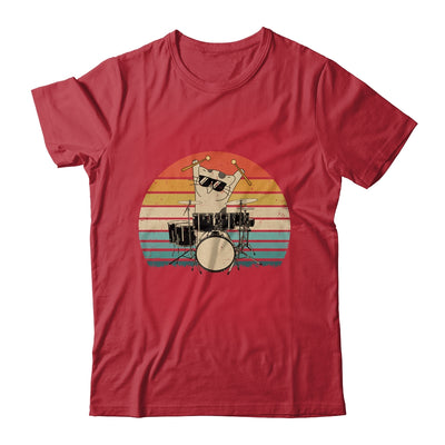 Funny Drummer And Cat Lover Vintage Shirt & Hoodie | teecentury