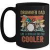 Funny Drummer Dad Art For Men Drumming Daddy Drum Players Mug Coffee Mug | Teecentury.com