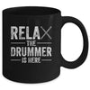 Funny Drummer Design For Men Women Drum Player Music Lover Mug | teecentury