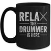 Funny Drummer Design For Men Women Drum Player Music Lover Mug | teecentury