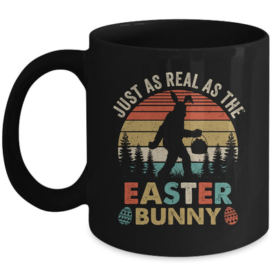 Funny Easter Bigfoot As Real As The Easter Bunny For Men Mug | teecentury