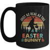 Funny Easter Bigfoot As Real As The Easter Bunny For Men Mug | teecentury