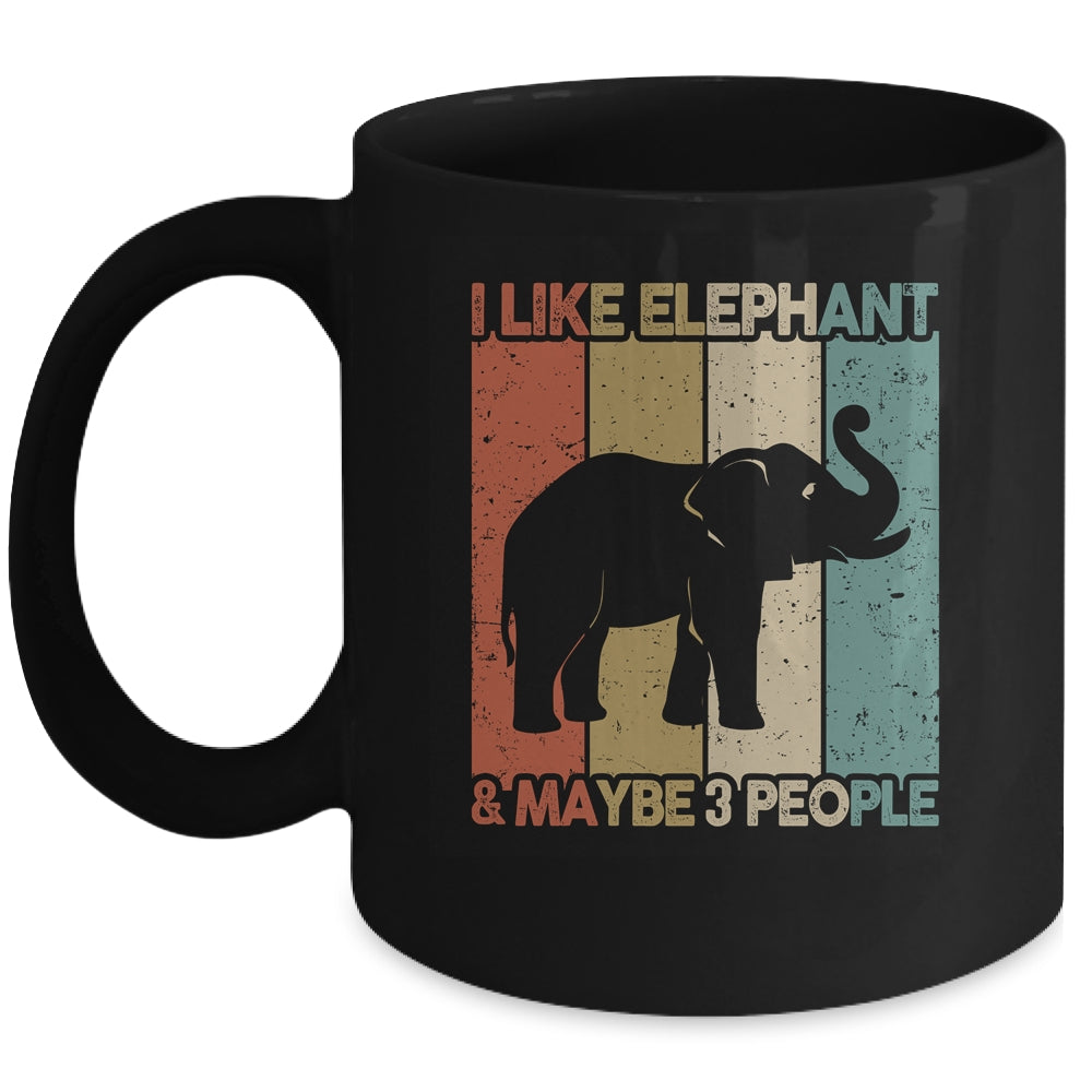 Funny Elephant Design For Kids Men Women Animal Vintage Mug | teecentury