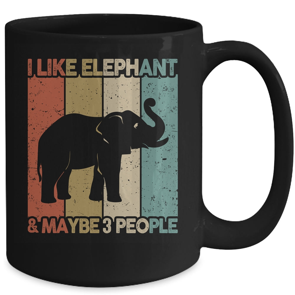 Funny Elephant Design For Kids Men Women Animal Vintage Mug | teecentury
