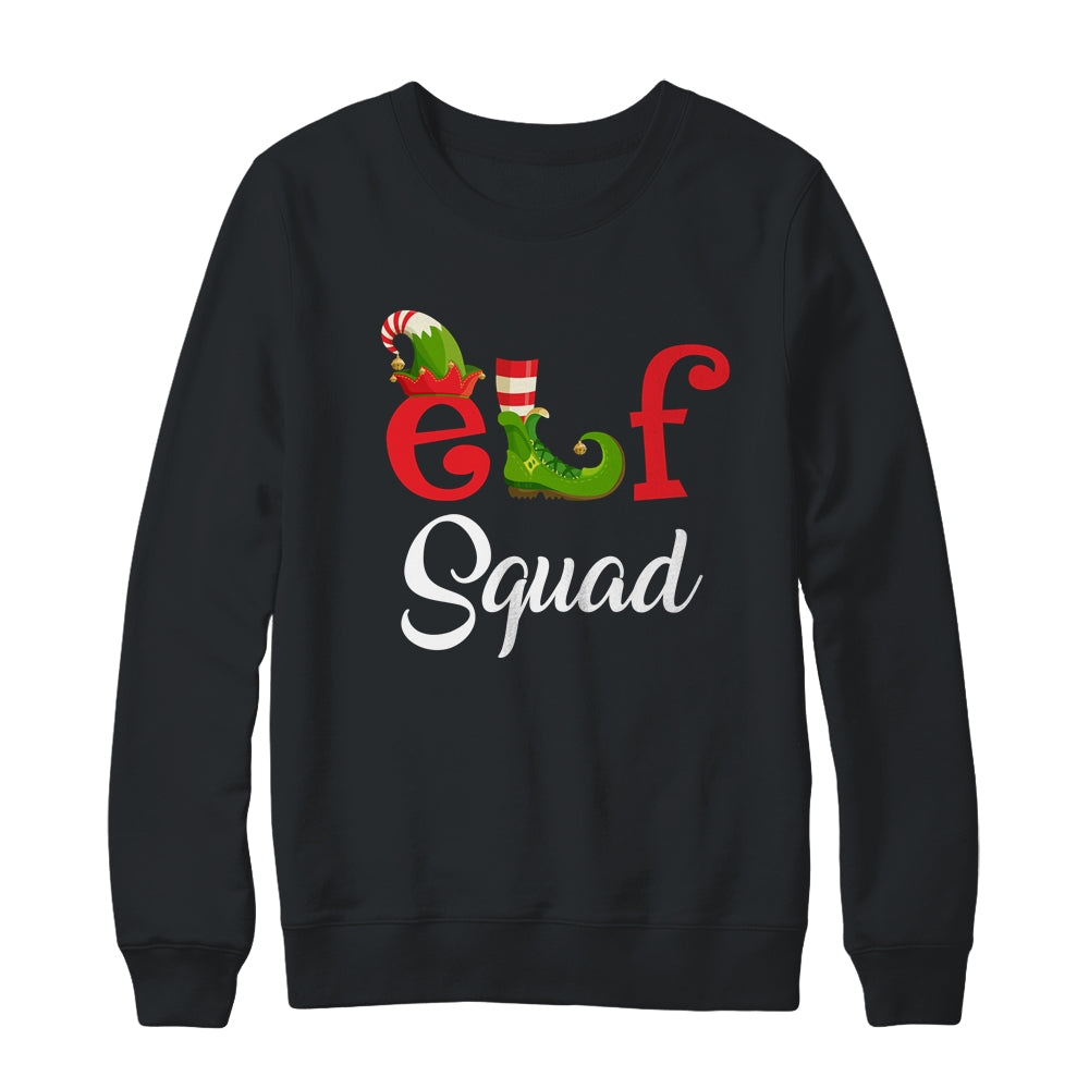 Funny Family Christmas Matching Holiday Group Elf Squad T-Shirt & Sweatshirt | Teecentury.com
