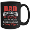 Funny Fathers Day for Dad from Daughter Son Wife for Daddy Mug | teecentury