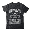 Funny First Mate For Men Women Pontoon Boat Captain Boating Shirt & Hoodie | teecentury
