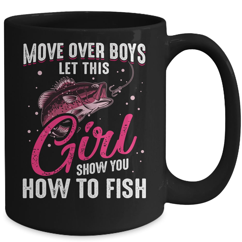 Funny Fishing Design For Girls Women Fisherman Fishing Lover Mug | teecentury