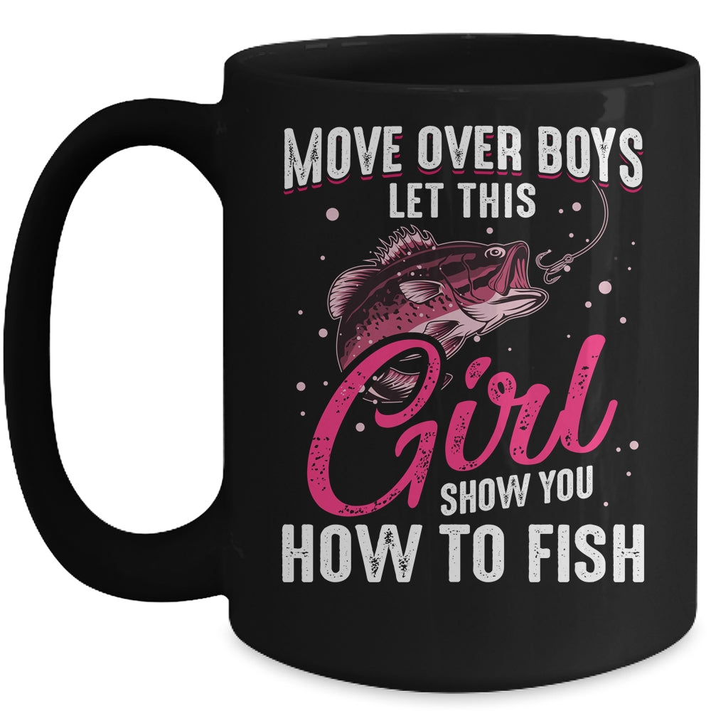 Funny Fishing Design For Girls Women Fisherman Fishing Lover Mug | teecentury