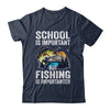 Funny Fishing Is Importanter For Boys Youth Fish Fisherman Shirt & Hoodie | teecentury