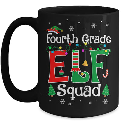 Funny Fourth Grade Elf Squad Teacher Christmas Child Xmas Mug | teecentury