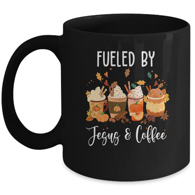 Funny Fueled By Coffee Jesus Caffeine Lover Thanksgiving Day Mug | teecentury