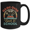 Funny Game Over Teacher Student Controller Back To School Mug | teecentury