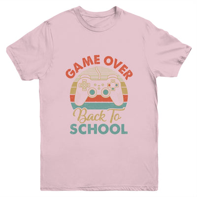 Funny Game Over Teacher Student Controller Back To School Youth Shirt | teecentury