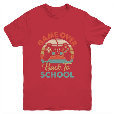 Funny Game Over Teacher Student Controller Back To School Youth Shirt | teecentury