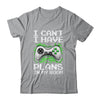 Funny Gamer Plans In My Room Video Games Gift Boys Teens Men T-Shirt & Hoodie | Teecentury.com