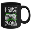 Funny Gamer Plans In My Room Video Games Gift Boys Teens Men Mug Coffee Mug | Teecentury.com