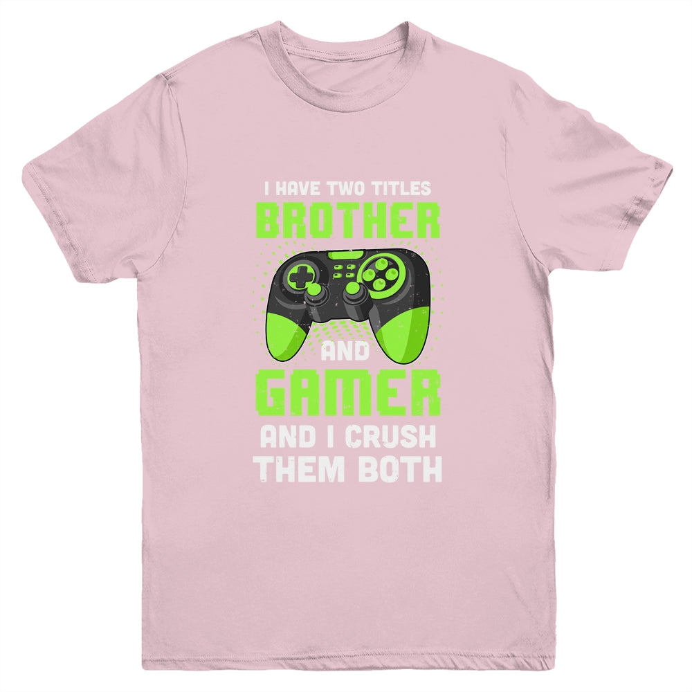 Funny Gaming Brothers Gamer Gifts For Teen Boys Youth Youth Shirt | Teecentury.com