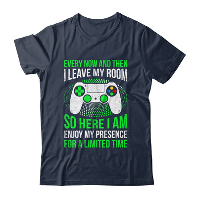 Funny Gaming Every Now And Then I Leave My Room Gamer Shirt & Hoodie | teecentury