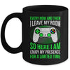 Funny Gaming Every Now And Then I Leave My Room Gamer Mug | teecentury