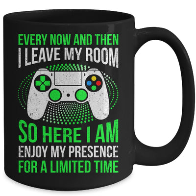 Funny Gaming Every Now And Then I Leave My Room Gamer Mug | teecentury