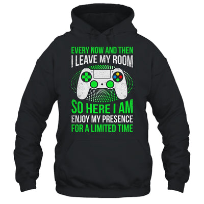 Funny Gaming Every Now And Then I Leave My Room Gamer Shirt & Hoodie | teecentury