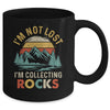 Funny Geology I'M Not Lost Rock Collector Rock Collecting Mug | teecentury