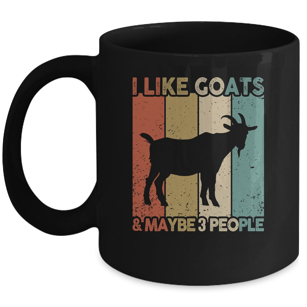 Funny Goat Design For Kids Men Women Animal Goat Vintage Mug | teecentury