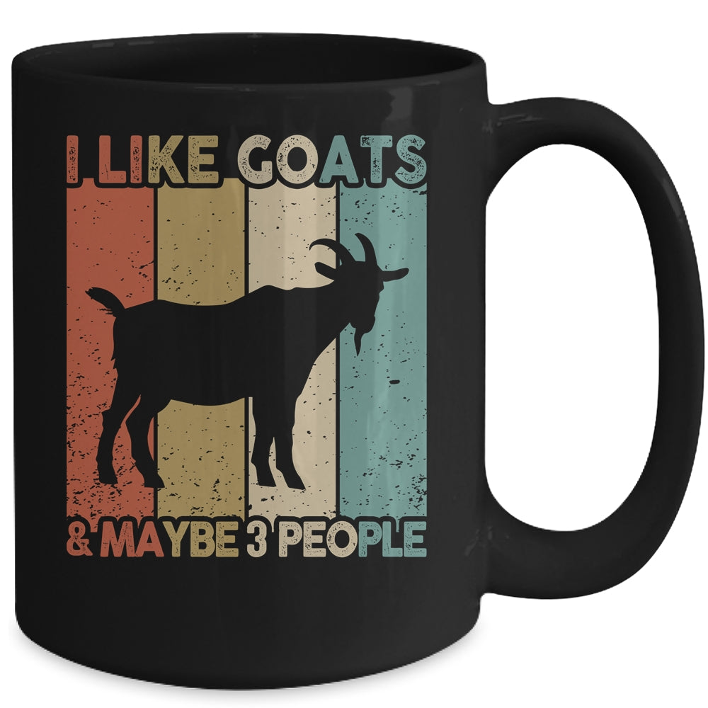 Funny Goat Design For Kids Men Women Animal Goat Vintage Mug | teecentury