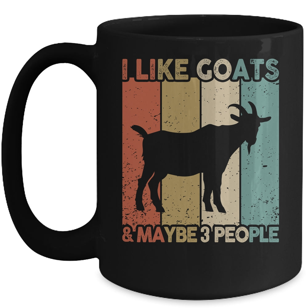Funny Goat Design For Kids Men Women Animal Goat Vintage Mug | teecentury