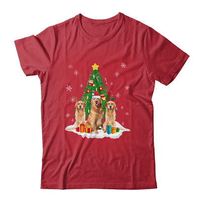 Funny Golden Retriever Ugly Christmas Dog Lovers Women Shirt & Sweatshirt | teecentury