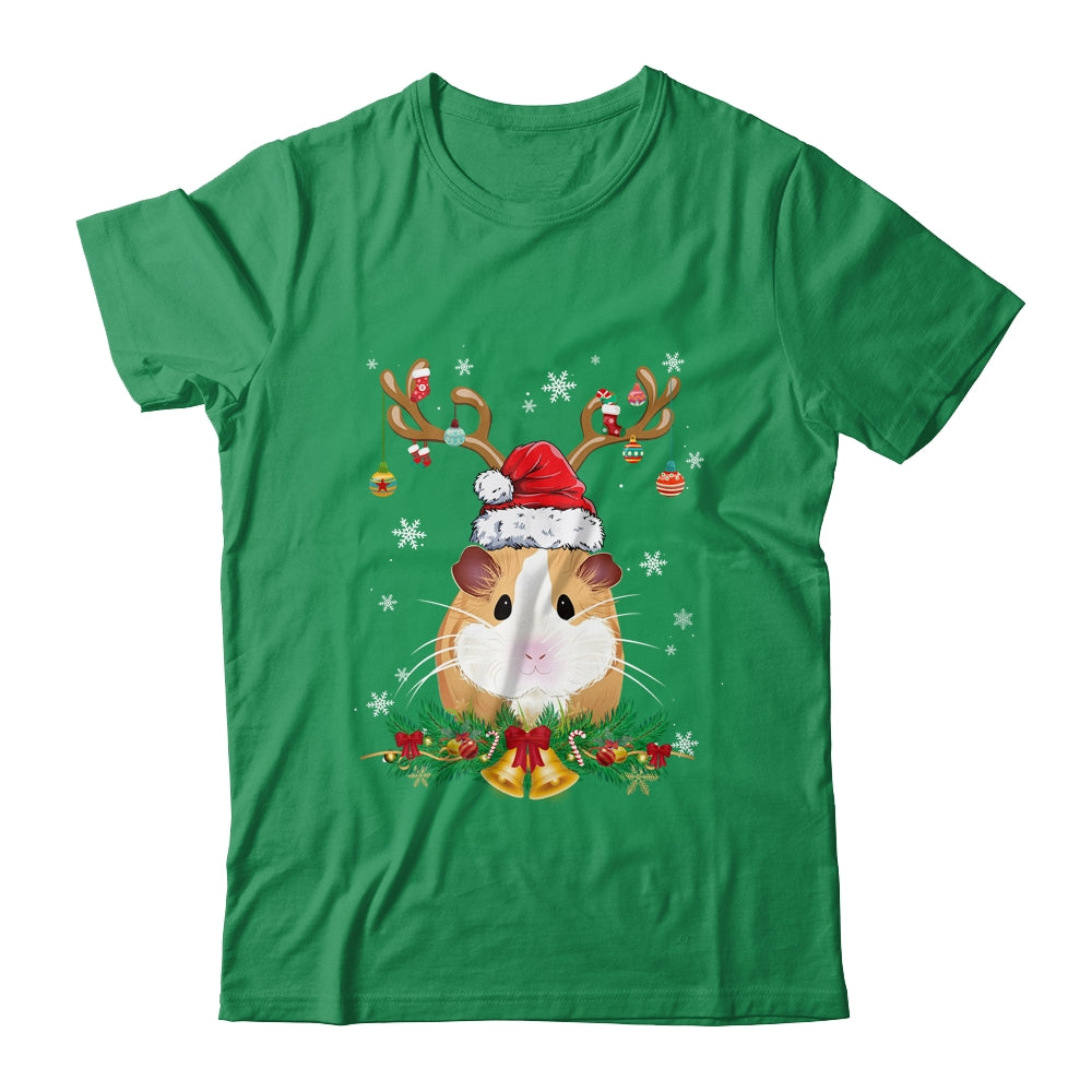 Funny Guinea Pig Reindeer Lights Ornament Santa Christmas Xmas Shirt & Sweatshirt | teecentury