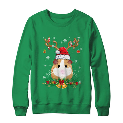 Funny Guinea Pig Reindeer Lights Ornament Santa Christmas Xmas Shirt & Sweatshirt | teecentury
