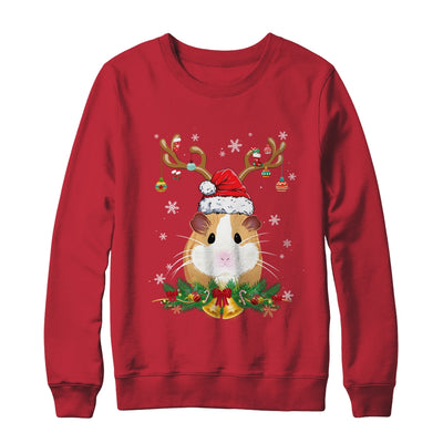 Funny Guinea Pig Reindeer Lights Ornament Santa Christmas Xmas Shirt & Sweatshirt | teecentury