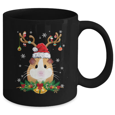 Funny Guinea Pig Reindeer Lights Ornament Santa Christmas Xmas Mug | teecentury