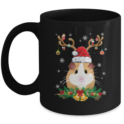 Funny Guinea Pig Reindeer Lights Ornament Santa Christmas Xmas Mug | teecentury