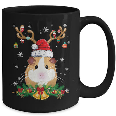 Funny Guinea Pig Reindeer Lights Ornament Santa Christmas Xmas Mug | teecentury