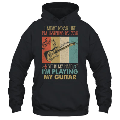 Funny Guitar Design For Men Guitarist Guitar Player Vintage Shirt & Hoodie | teecentury