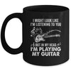 Funny Guitar Design For Men Women Guitarist Guitar Player Mug | teecentury