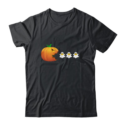 Funny Halloween For Women Kids Men Pumpkin Ghost Mask T-Shirt & Hoodie | Teecentury.com