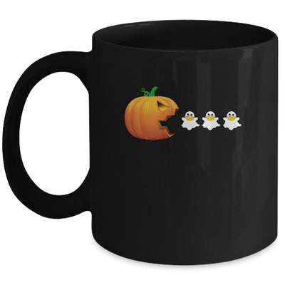 Funny Halloween For Women Kids Men Pumpkin Ghost Mask Mug Coffee Mug | Teecentury.com