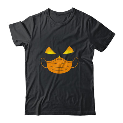 Funny Halloween Pumpkin Wearing A Mask T-Shirt & Sweatshirt | Teecentury.com