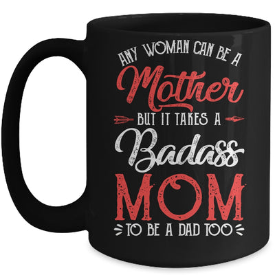 Funny Happy Fathers Day To The Best Single Mom Mug Coffee Mug | Teecentury.com